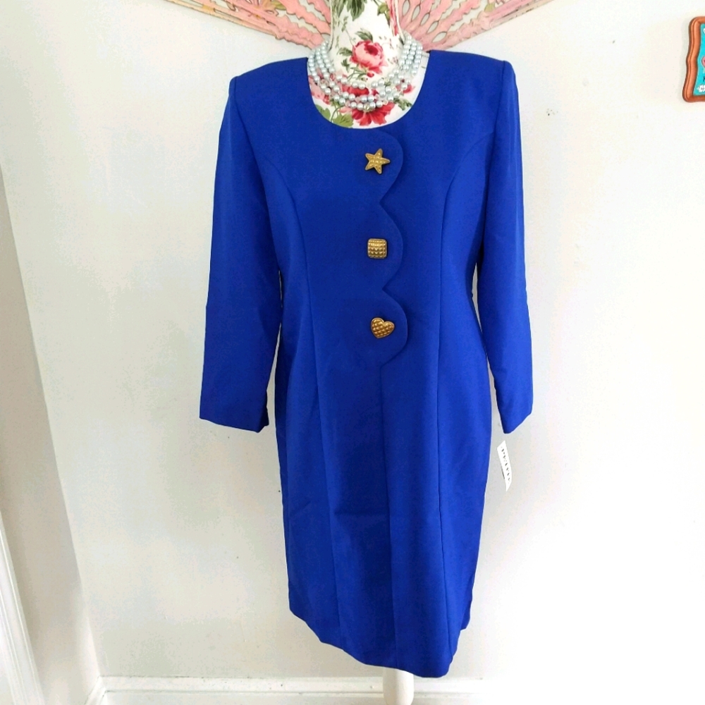 NWT Vintage Bedford Fair 80's power dress